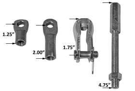 Brake Booster Extension Rod And Clevis Kit